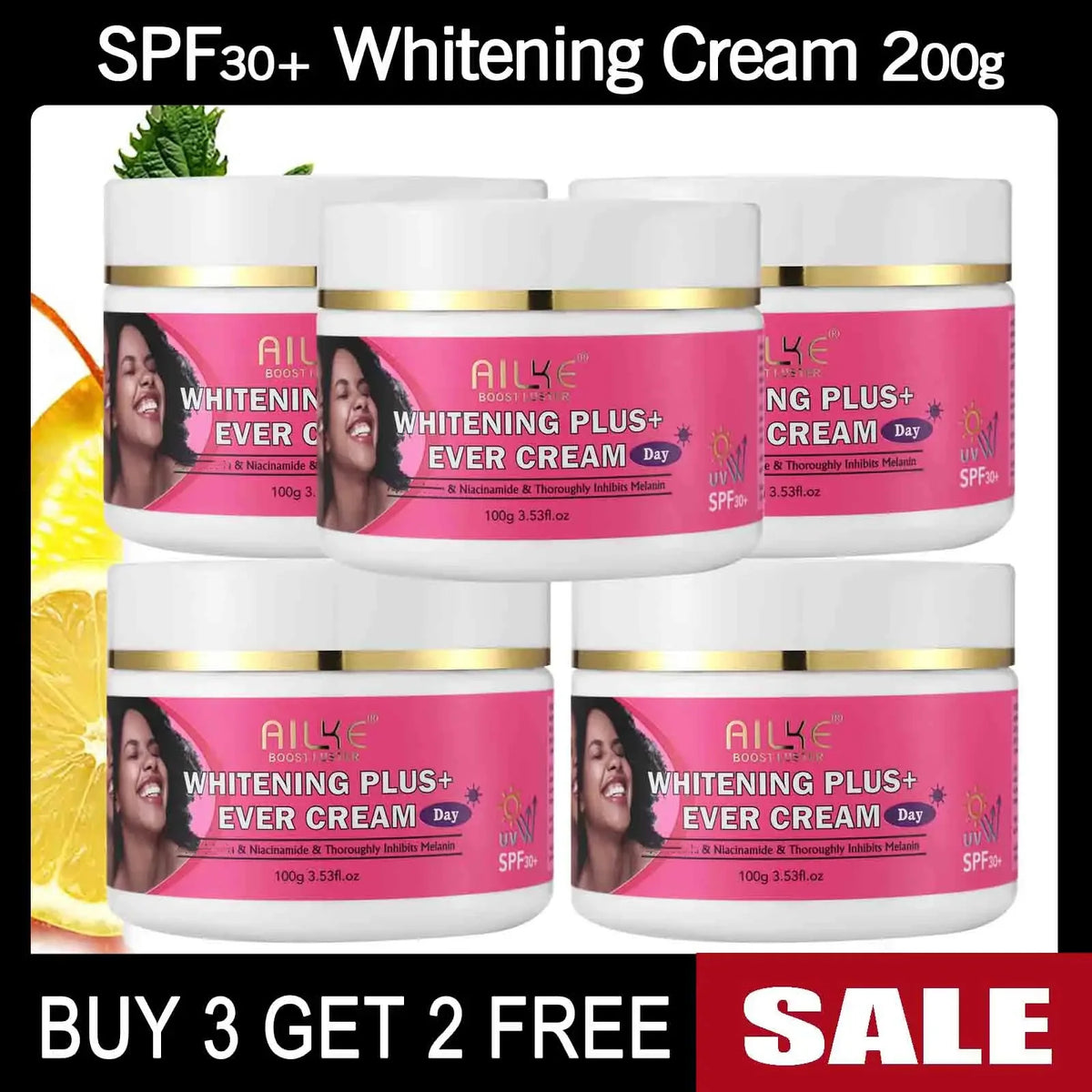 AILKE Skin Brightening Cream Set For Acne And Moisturizing