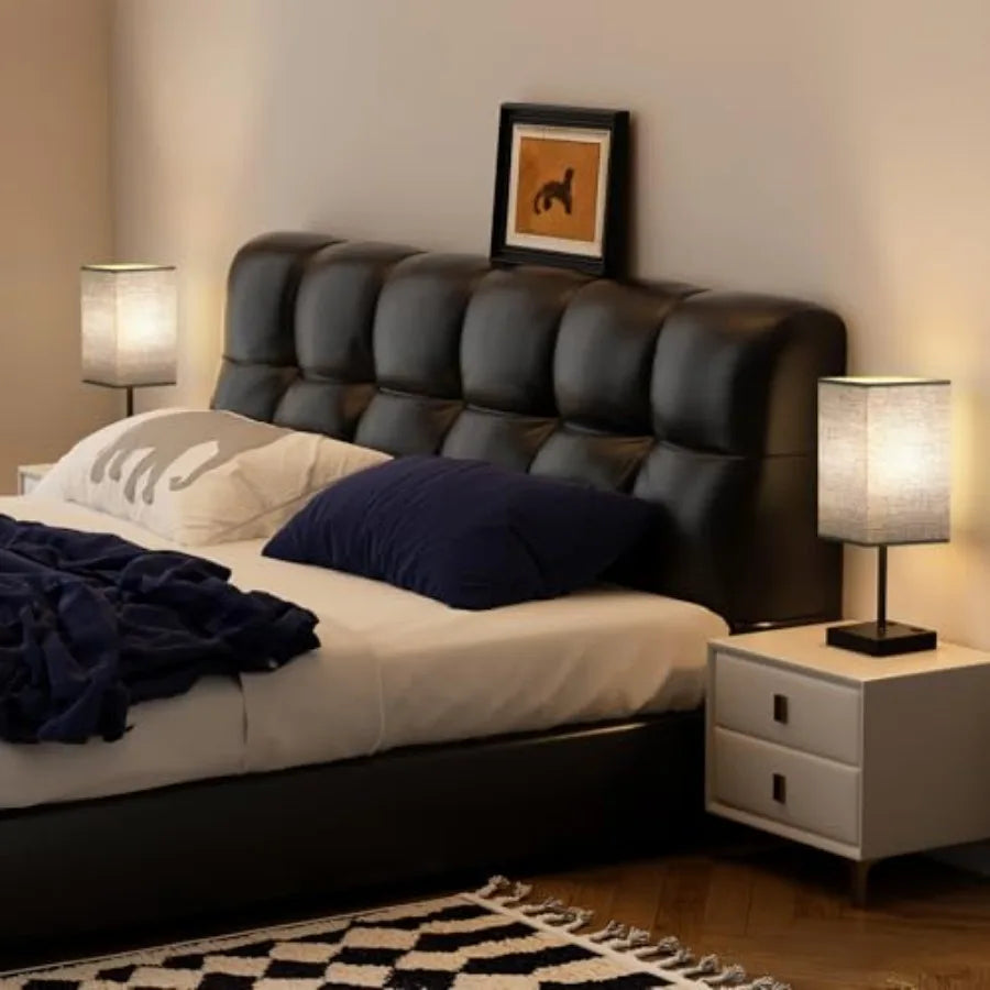 of 2 Lamp for Nightstand Touch Lamps for Bedroom, 3000K White Light for Living Room, Bedside Table Lamp for Men