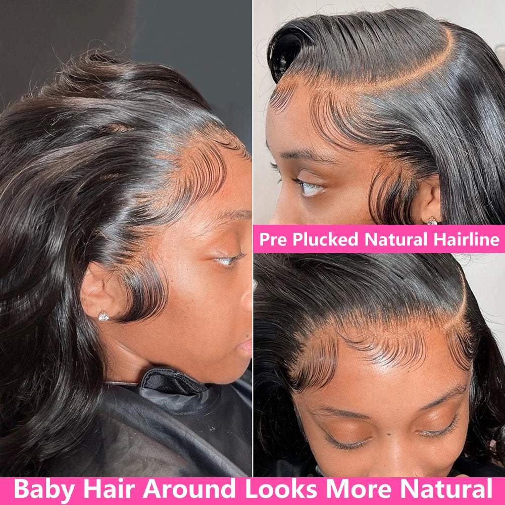 Abijale HD Transparent Lace Front Wig Frontal Body Wave