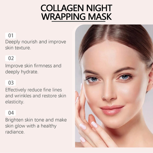 Collagen Peel Off Face Mask Niacinamide Ceramide For Firming Skin