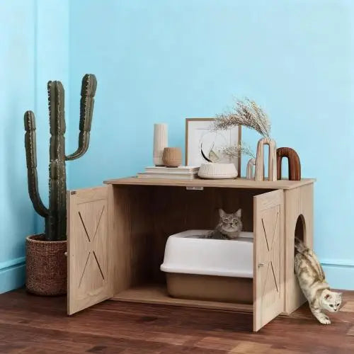 Cat Hole, Cat Washroom Hidden Cat Litter Box Enclosure