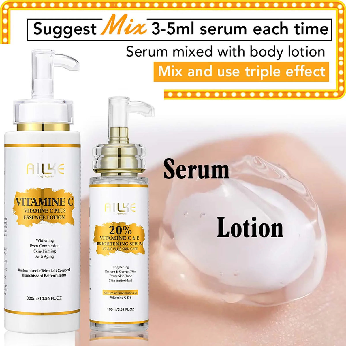 KYLIEFIT Vitamin C Serum Whitening And Anti Aging Skin Care