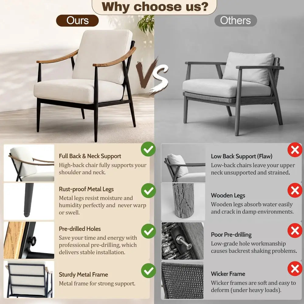 Modern Accent Chair for Living Room Bedroom Mid Century Arm Chair Upholstered Office Accent Chair Comfy Waiting Room Chair with