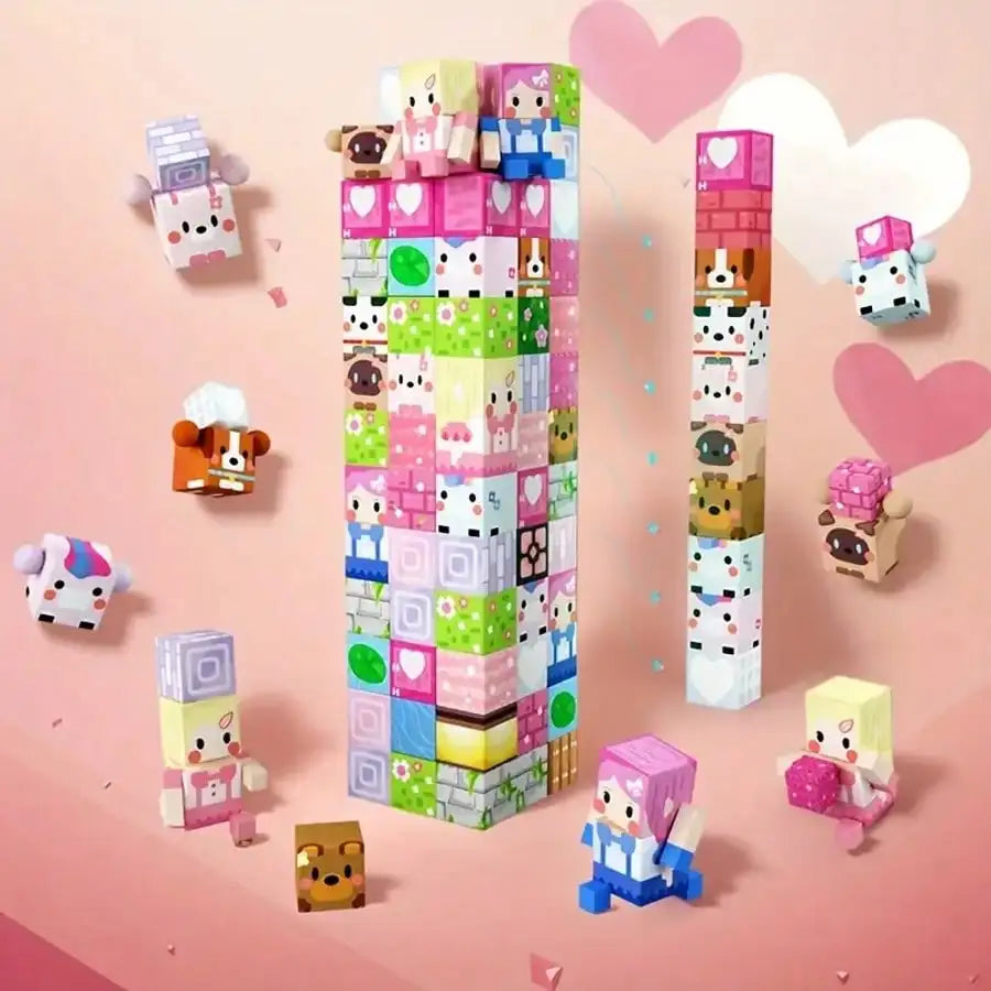 Magnetic Building Tiles Princess Castle Set STEM Educational Toys