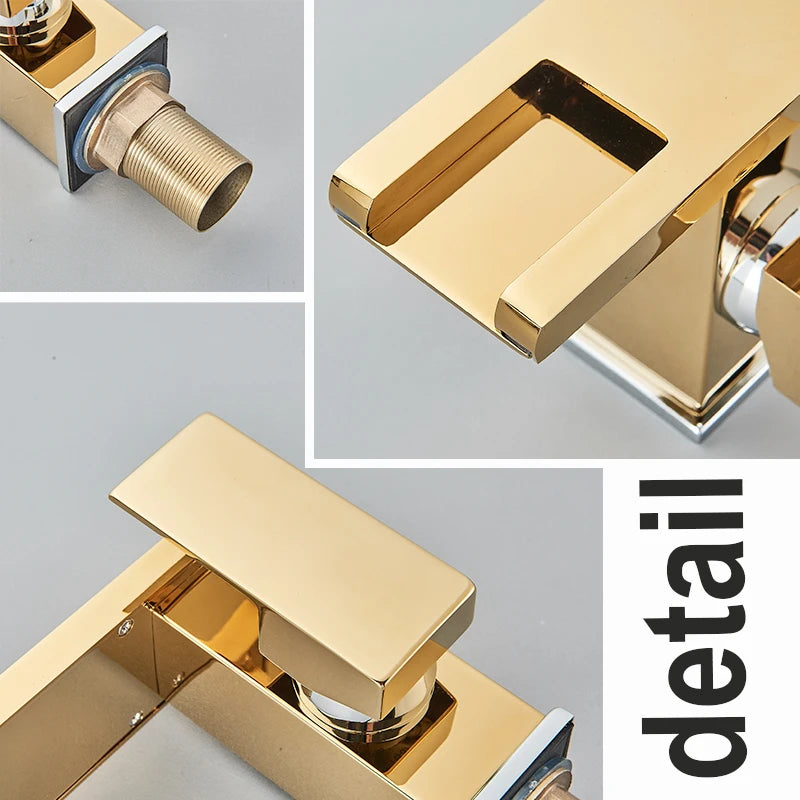 SAFLIHCAR LED Single Handle Hot And Cold Basin Faucet