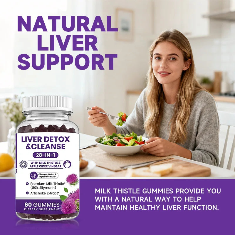 Liver Cleanse Detox Gummies For Digestion And Immunity