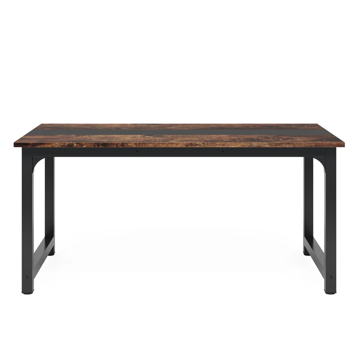 Tribesigns Rectangular Industrial Wood Dining Table For Six To Eight People