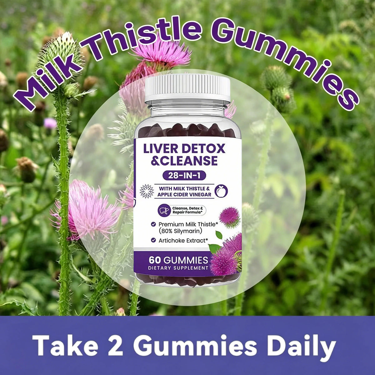 Liver Cleanse Detox Gummies For Digestion And Immunity