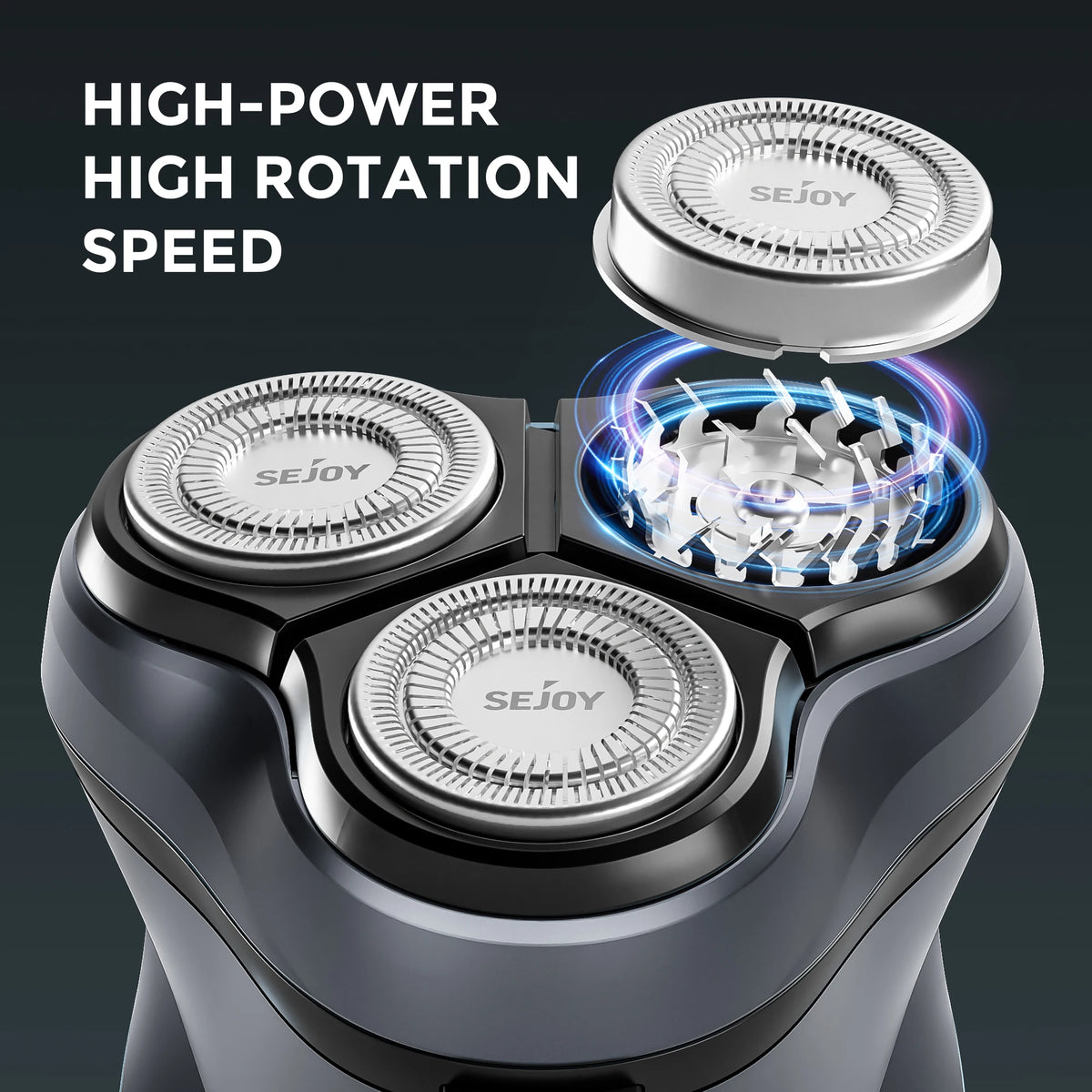 SEJOY Electric Shaver For Men Rechargeable With 3D Floating Head