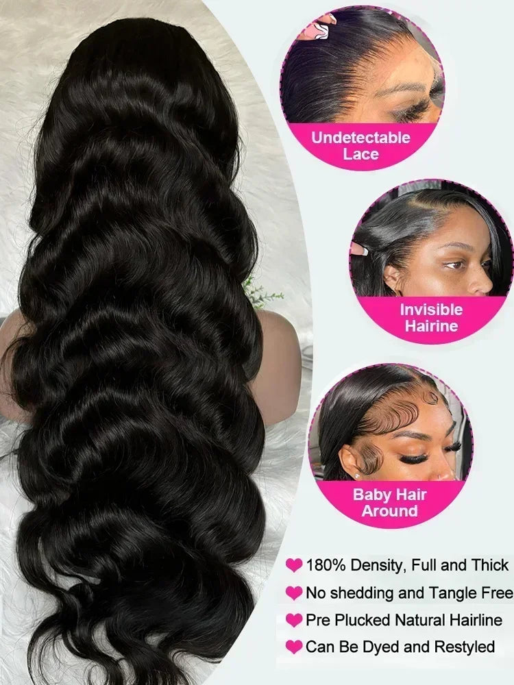 Le Mythe 13x6 HD Transparent Lace Frontal Wig Human Hair
