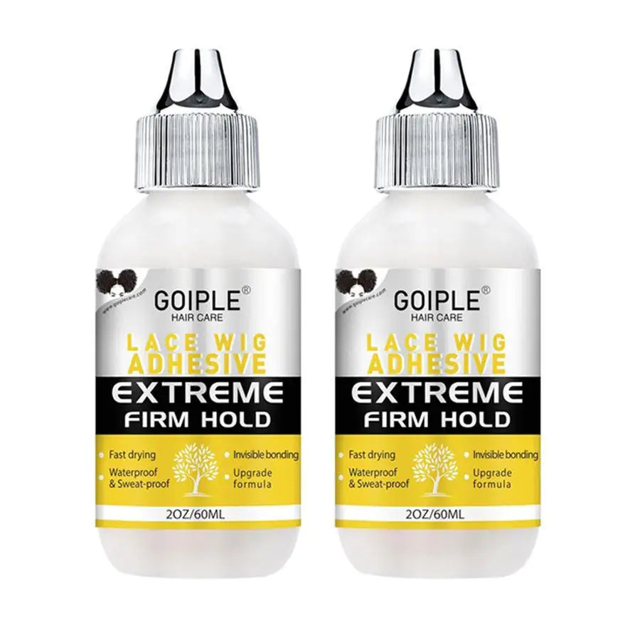 GOIPLE Extreme Firm Hold Lace Wig Glue Waterproof & Sweatproof Invisible Bonding Adhesive For Lace Wigs