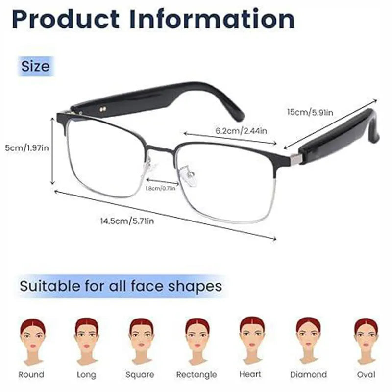 Giinova Smart Glasses With Translation App And Voice Calls