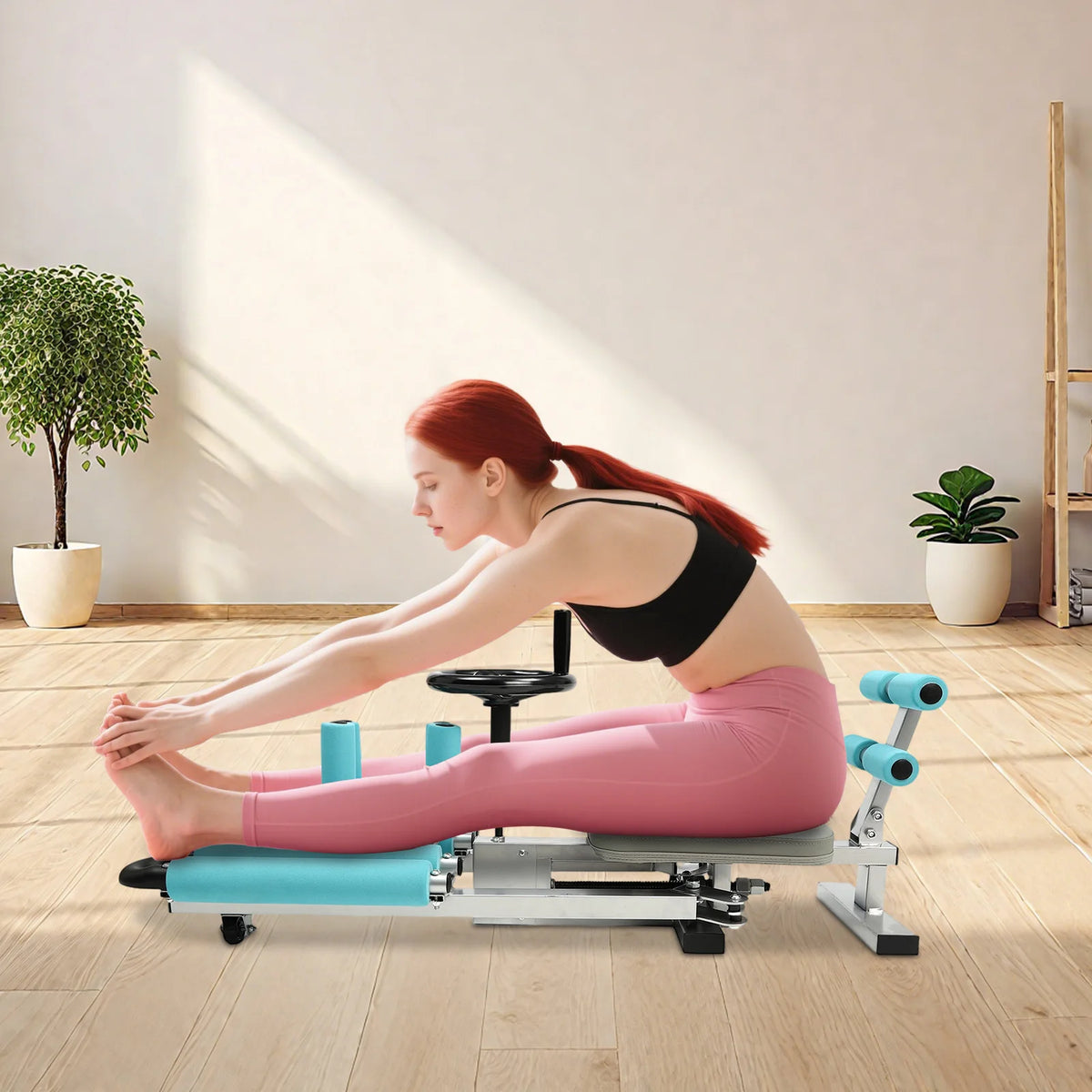Leg Stretcher Split Machine 330.7lbs Heavy Duty Leg Stretcher Machine   0-210° Adjustable,  Flexibility Stretching Equipment for Ballet, Yoga, Dance, Martial Arts