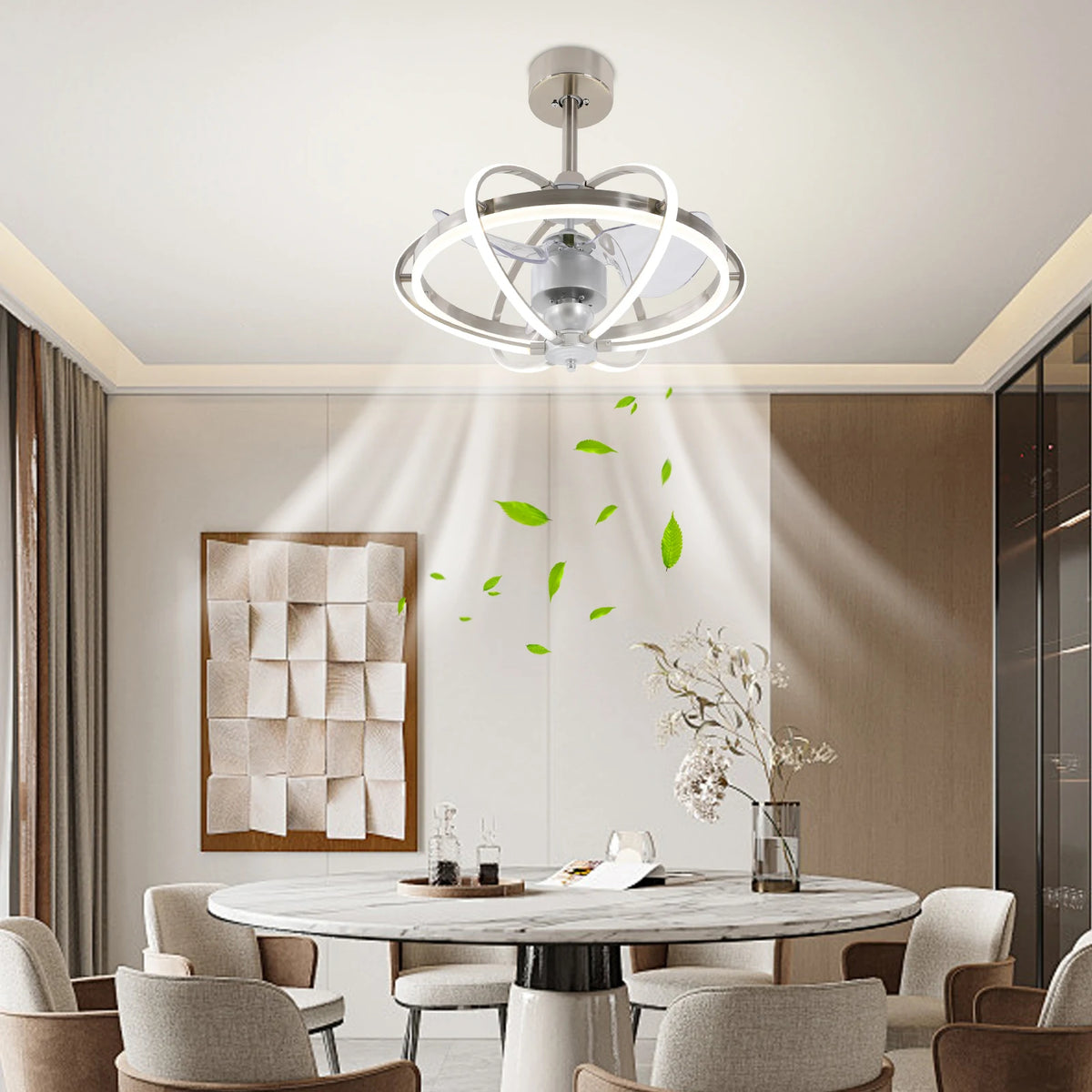 Bymaocar Bedroom Farmhouse Ceiling Fan With Remote And Light