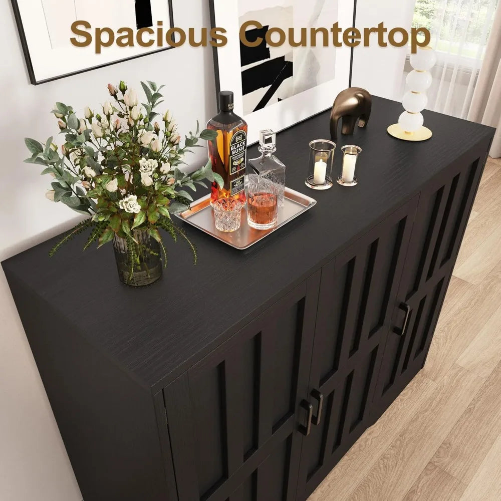 Modern Farmhouse Sideboard Buffet Cabinet With Storage