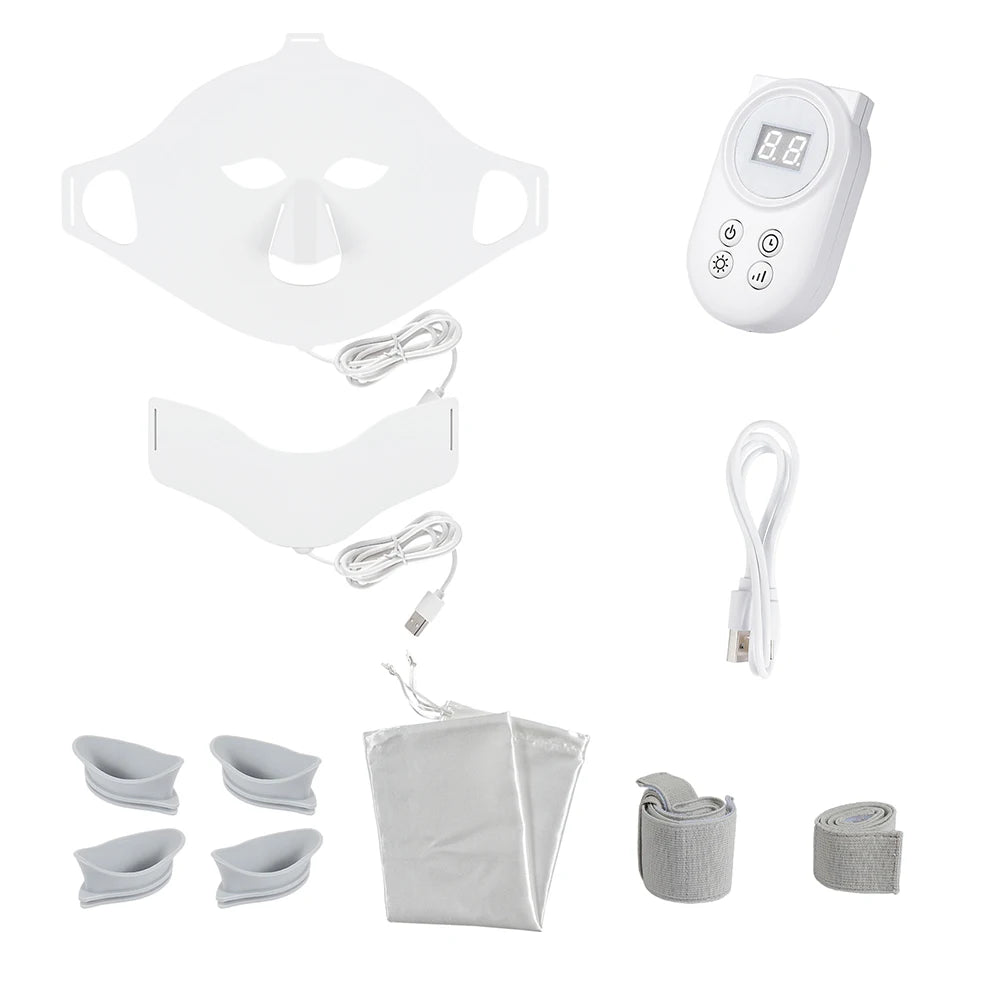 Foreverlily LED Mask for Face and Neck Light Therapy
