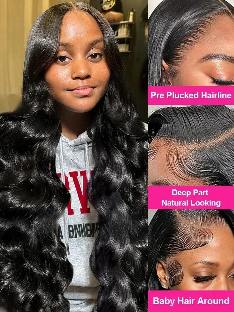 Le Mythe 13x6 HD Transparent Lace Frontal Wig Human Hair