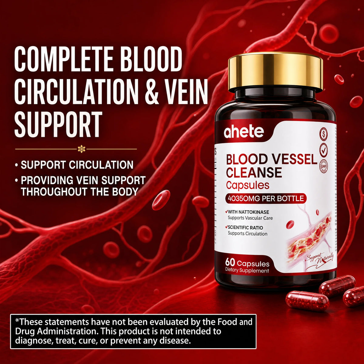 Ahete Blood Vessel Cleanse Capsules Jiabei Health Technology