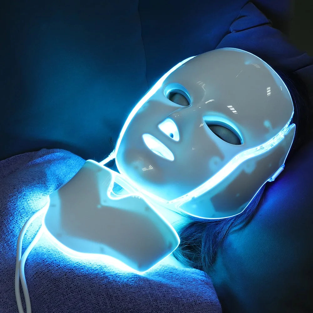 Iebilif LED Face Neck Beauty Mask For Light Therapy Anti Aging