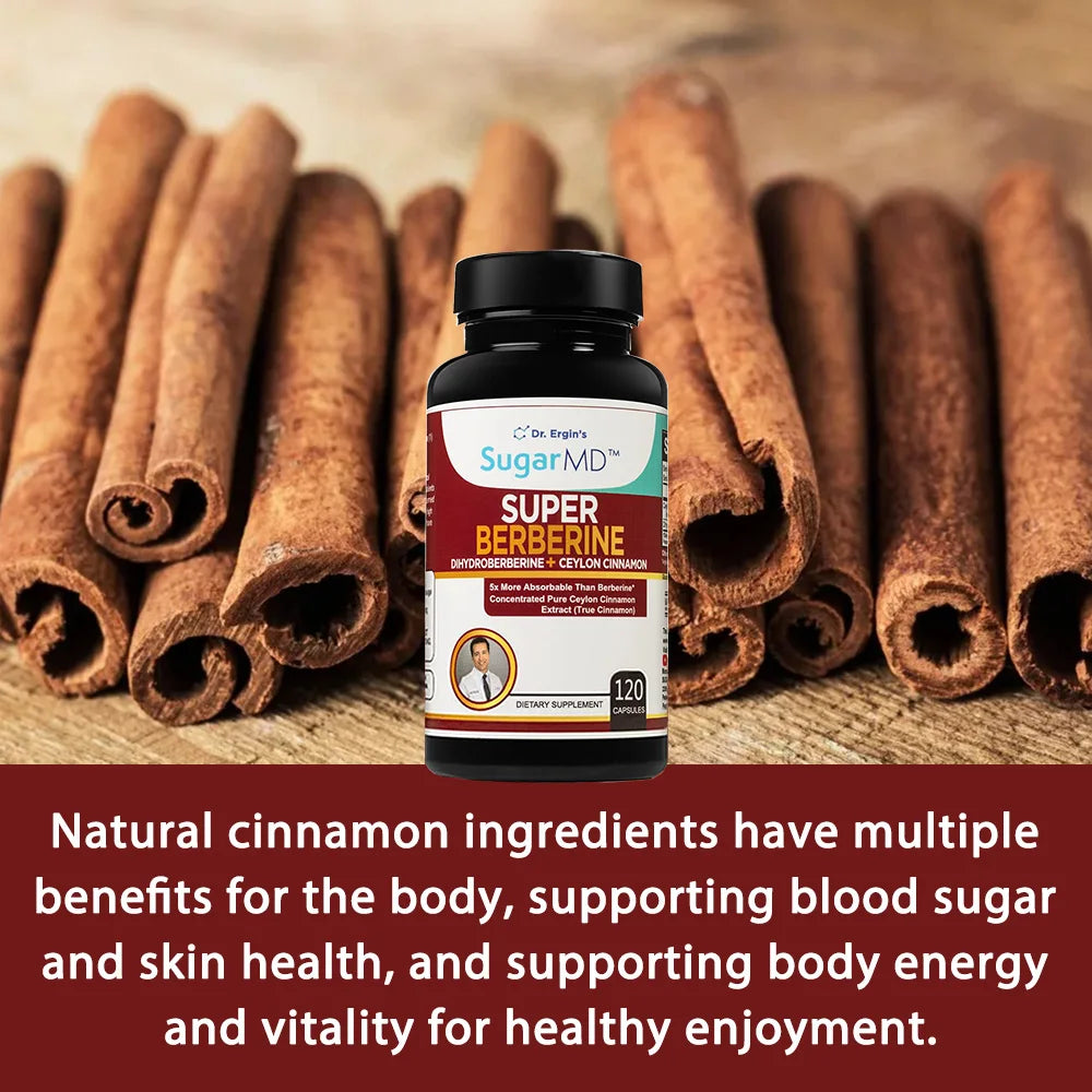 Kenofor Berberine Supplement With Ceylon Cinnamon Supports Skin Health