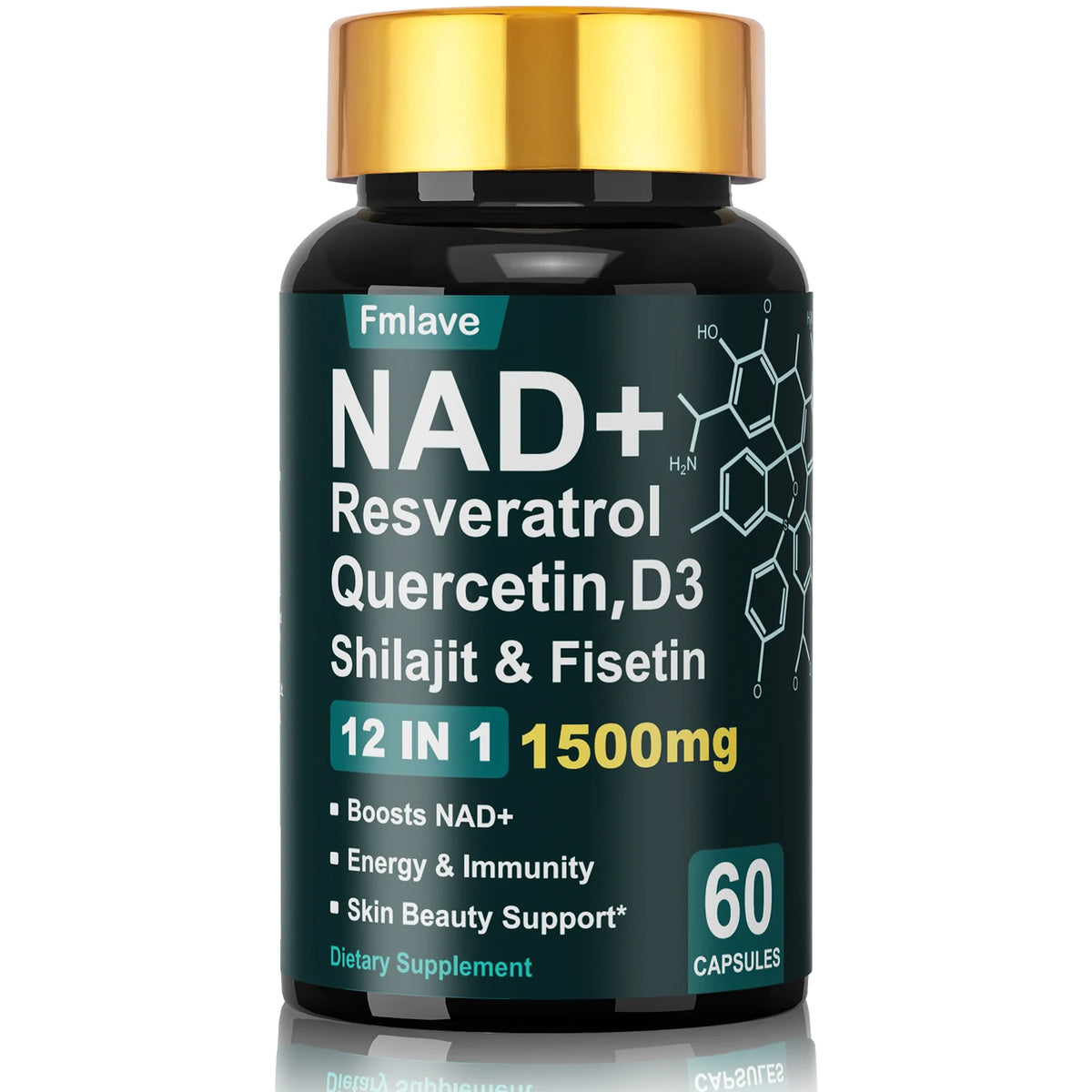 Fmlave NAD Plus Resveratrol 12 In 1 Cellular Vitality And Immunity