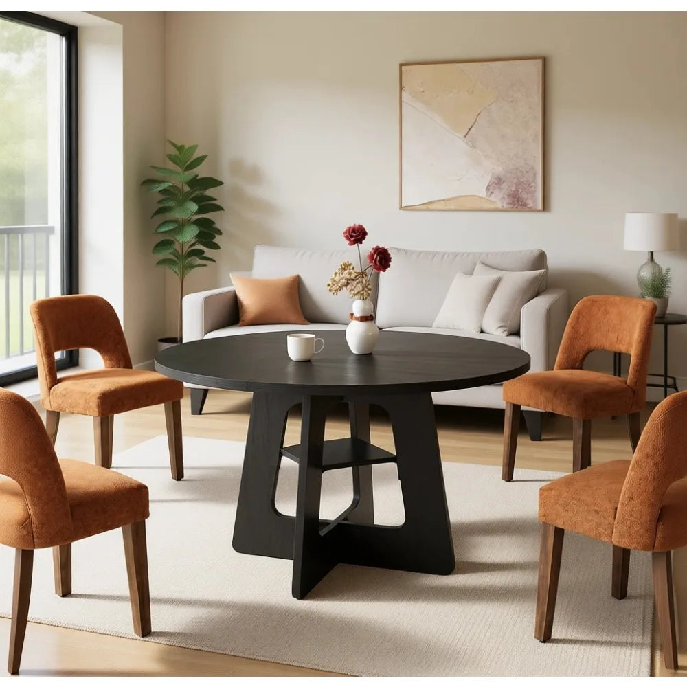 Modern Round Dining Table For Dining And Living Spaces