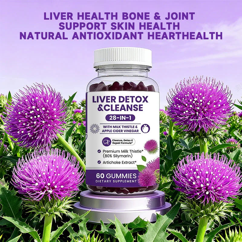 Liver Cleanse Detox Gummies For Digestion And Immunity